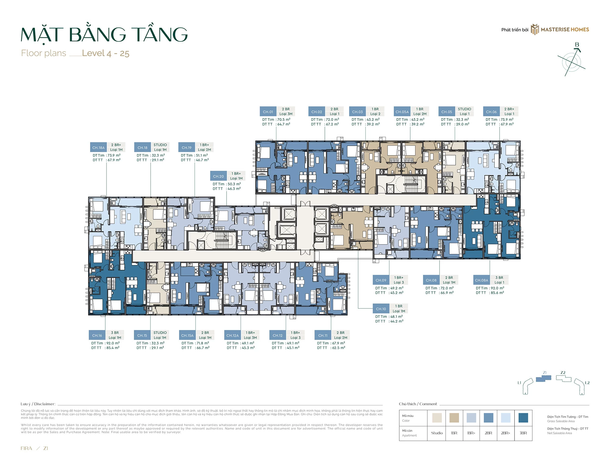 Tòa Fira( Tầng 4 - 25 )
