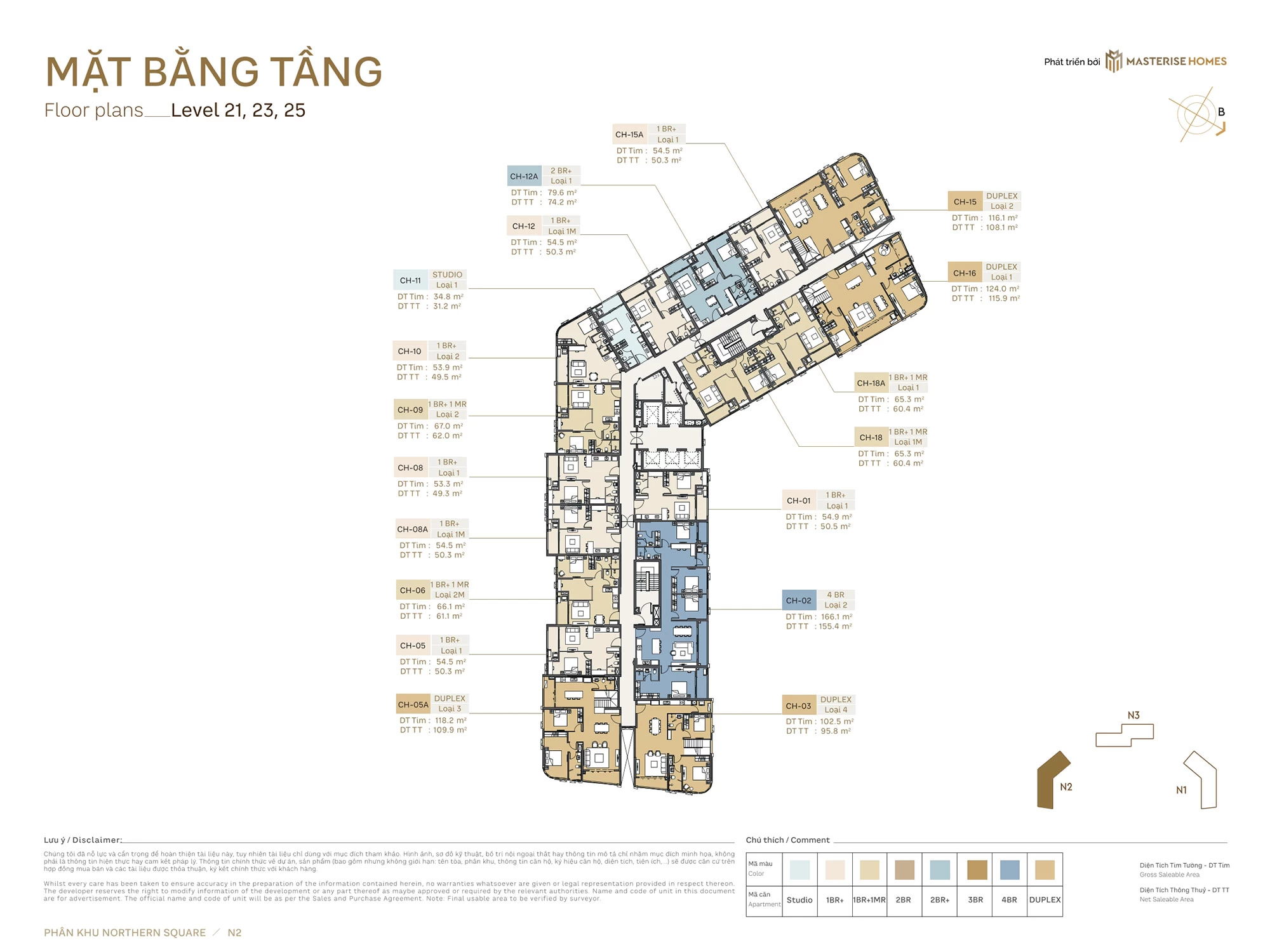 Tầng 21 - 23 - 25
