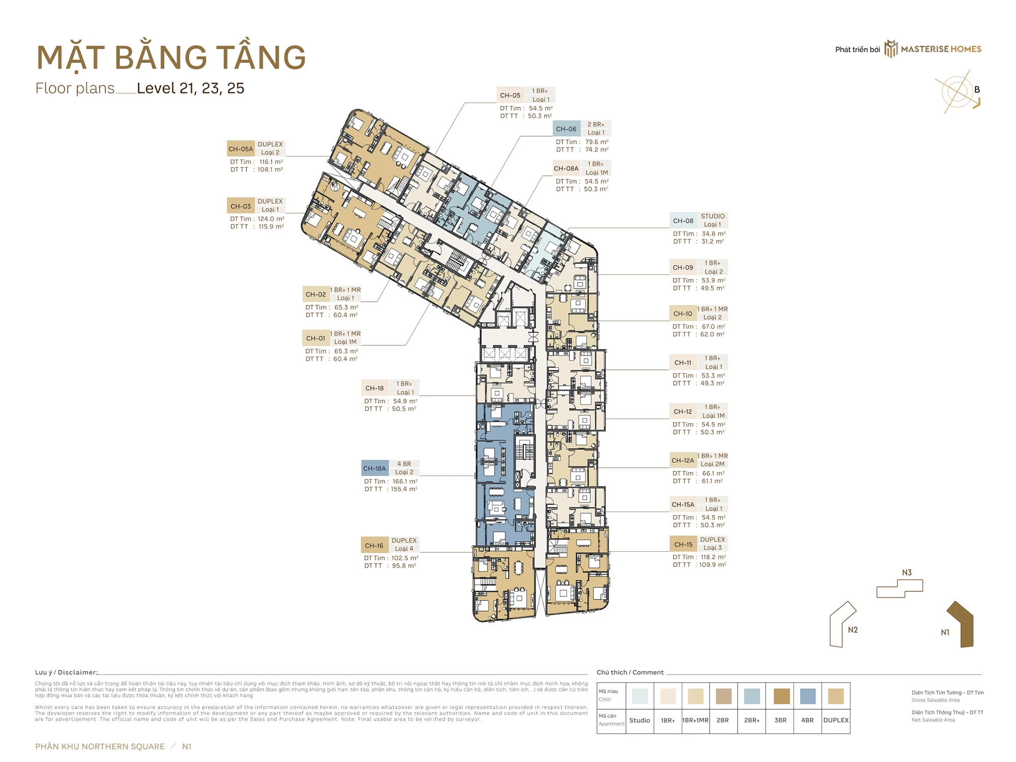 Tầng 21 - 23 - 25