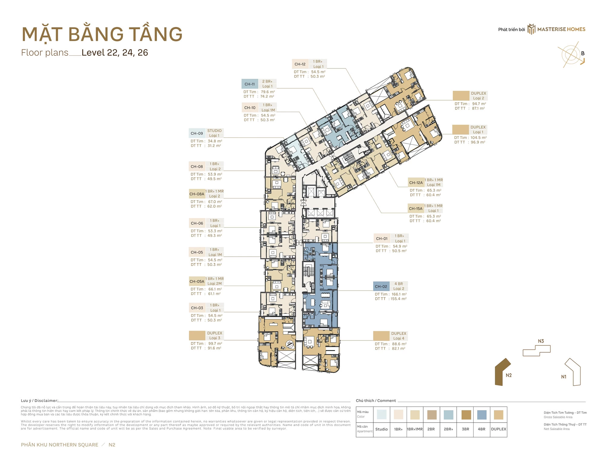 Tầng 22 - 24 - 26