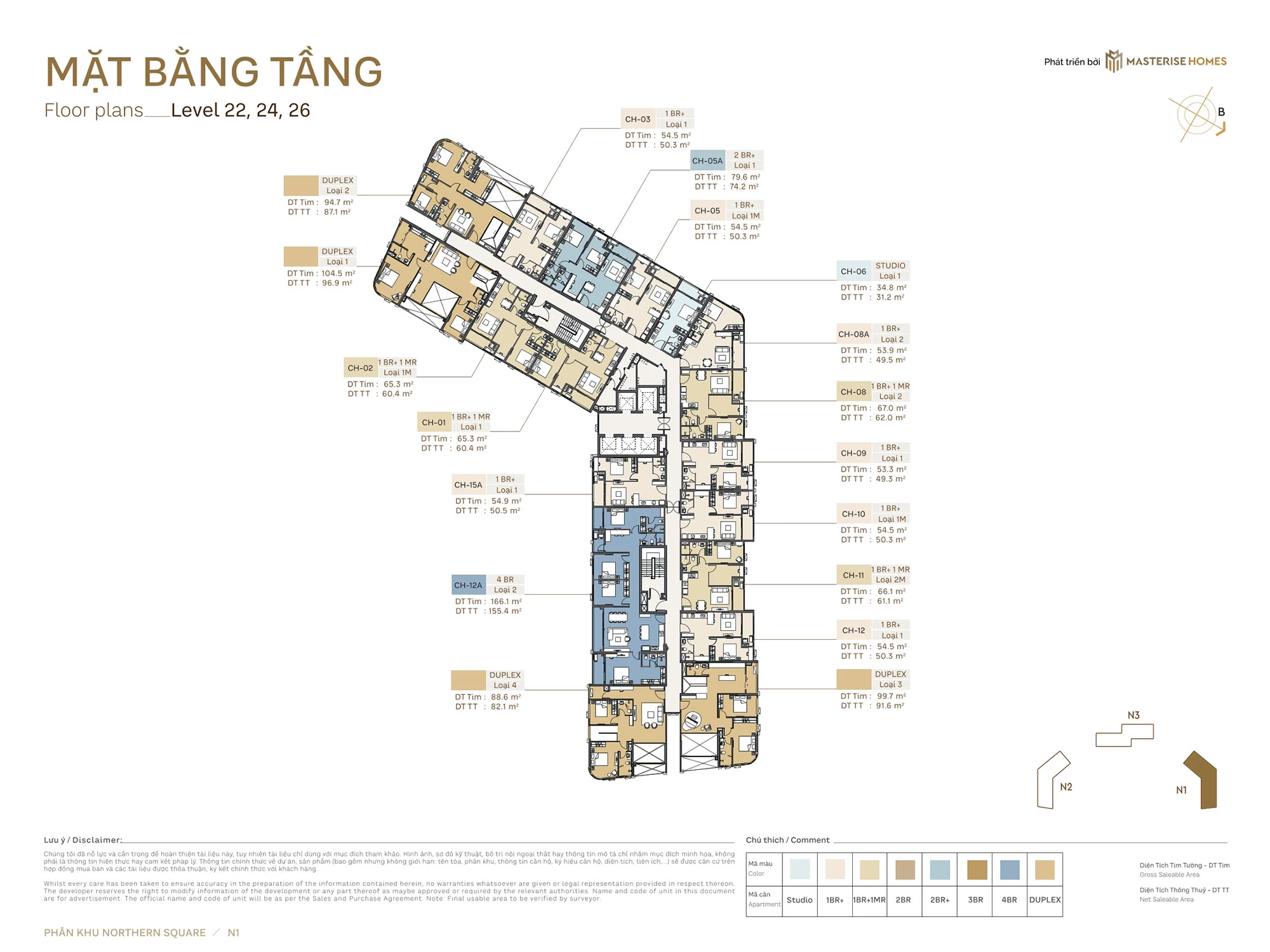 Tầng 22 - 24 - 26