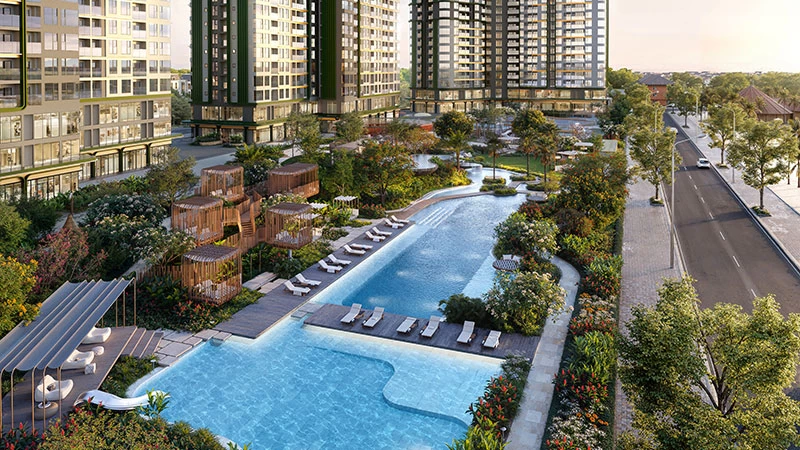 Không gian "resort" 5 sao