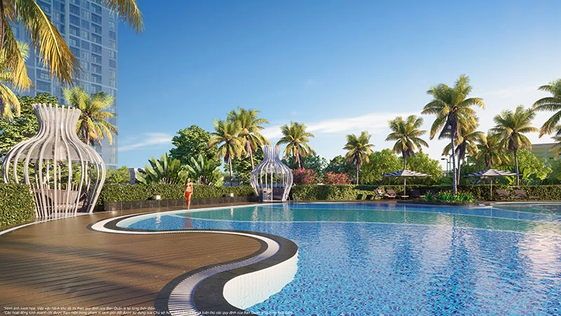 Tầm nhìn nội khu thoáng đãng