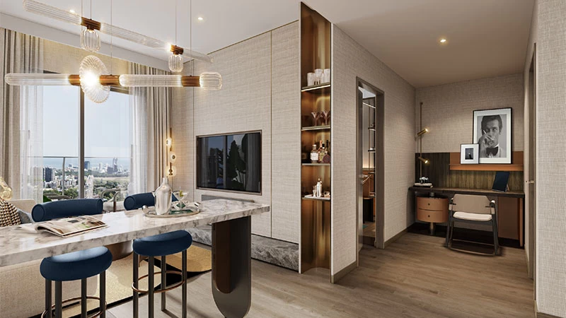 Tầm nhìn nội khu rộng mở