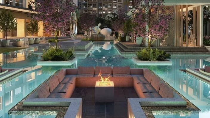 Tầm nhìn nội khu rộng mở