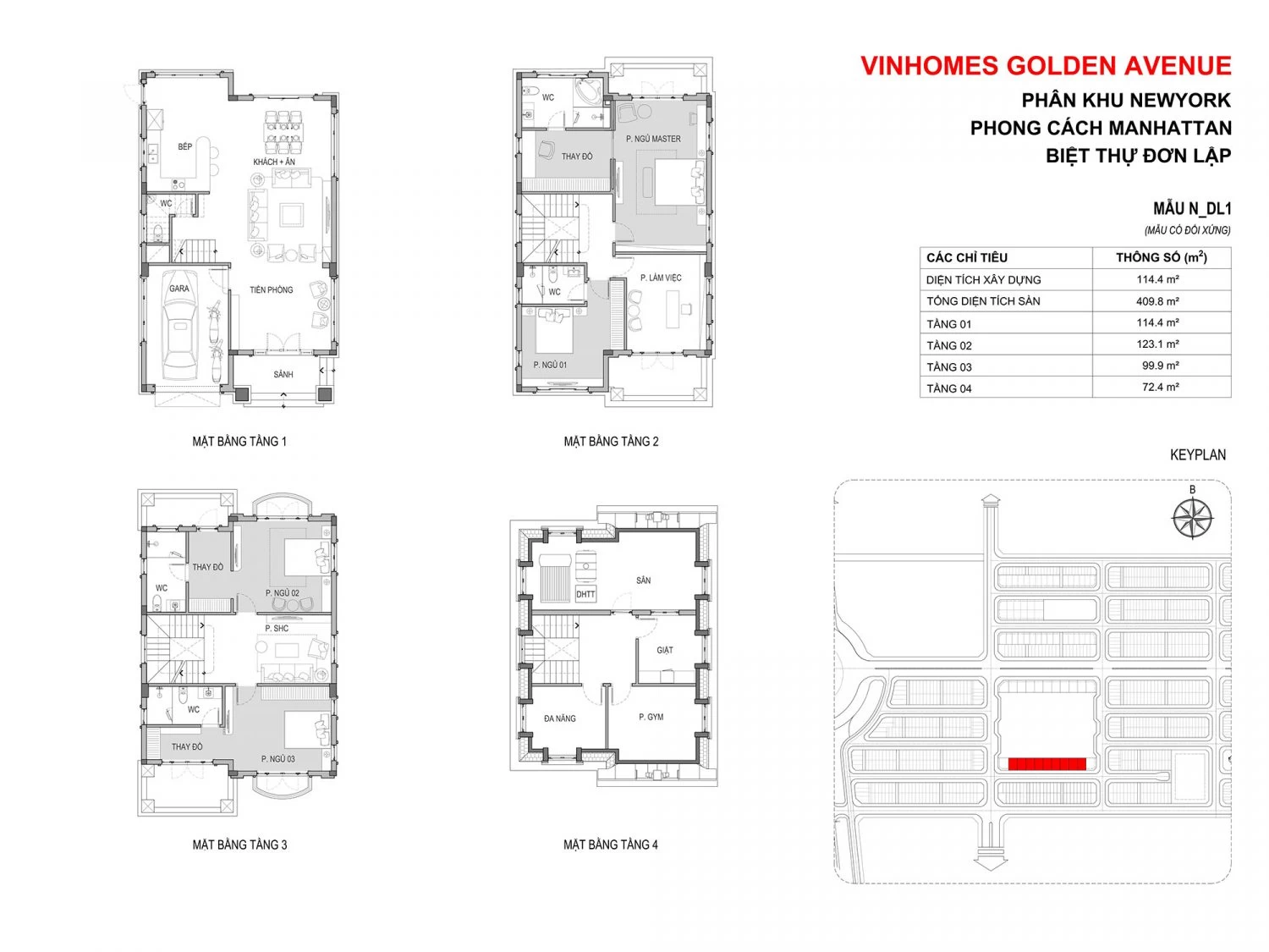Biệt thự đơn lập New York