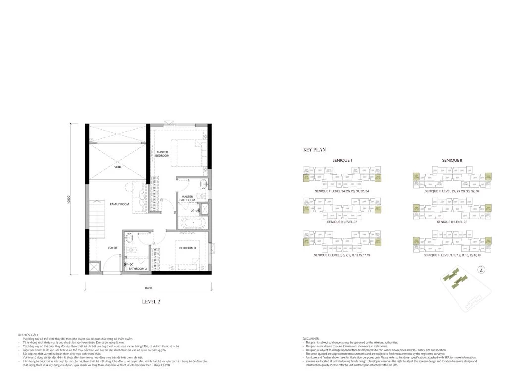 Duplex 147.4m2(Tầng 2) 