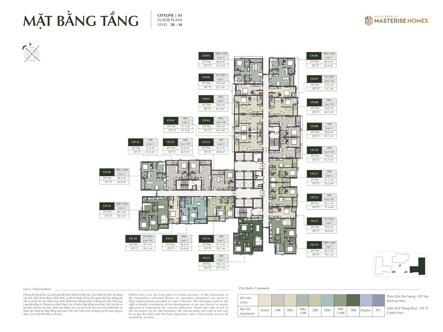 Tòa Cityline (Tầng 28 -34)