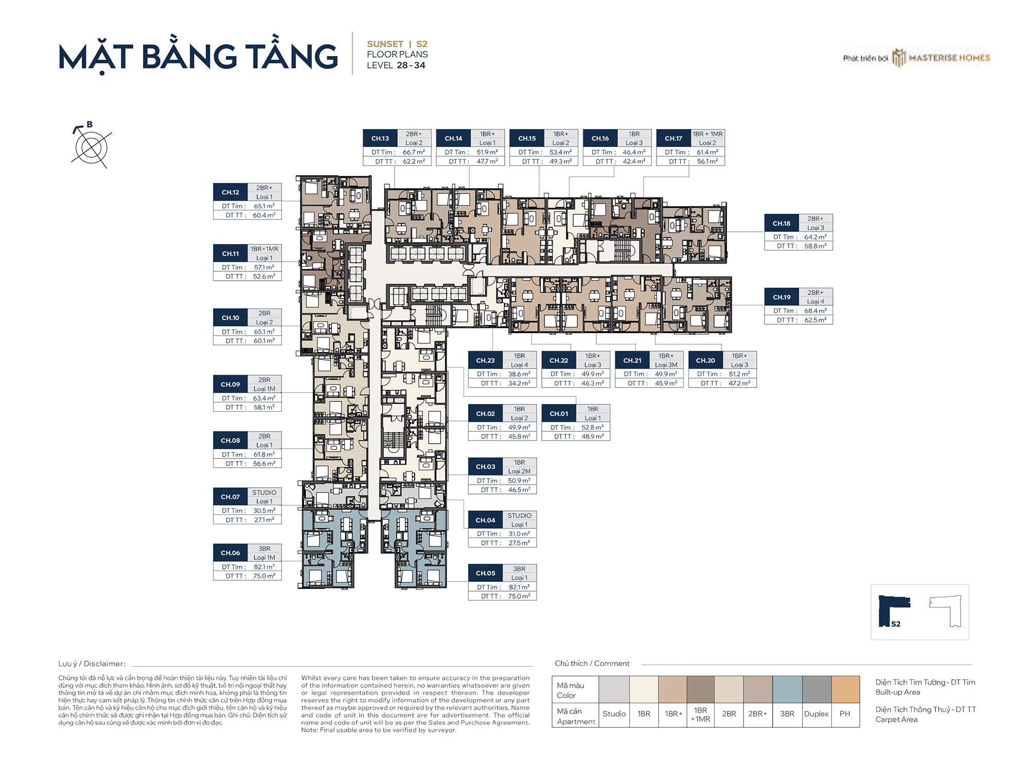 Tòa The Sunset (Tầng 28 - 34)