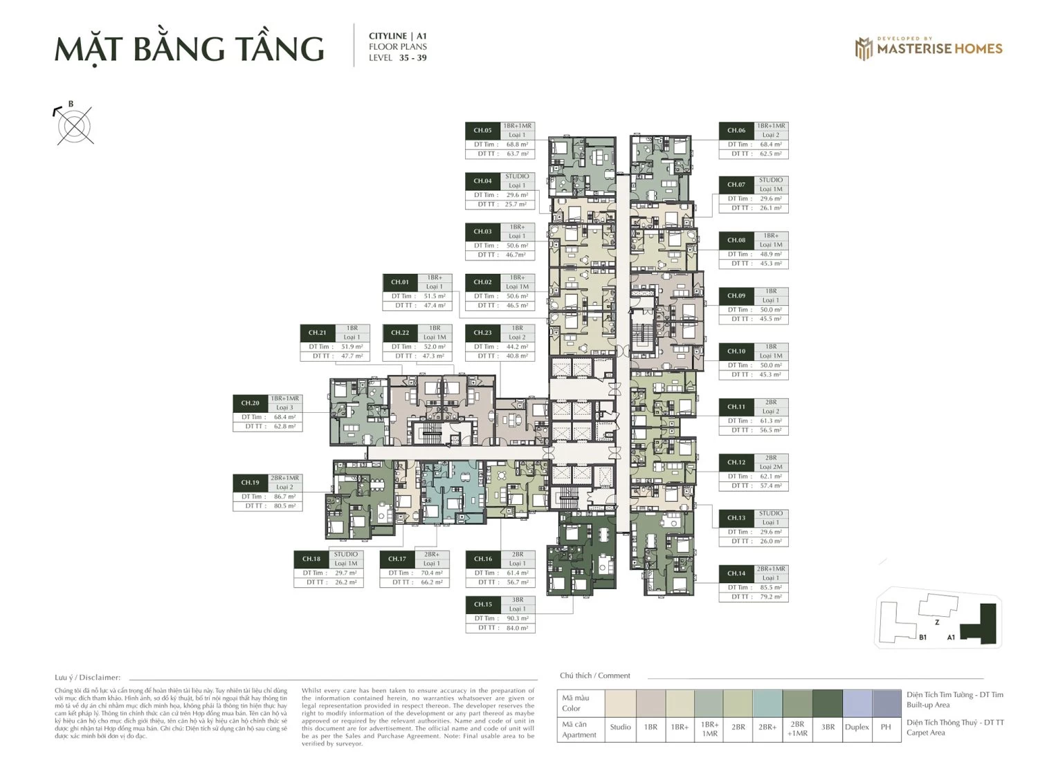 Tòa Cityline (Tầng 35 -39)