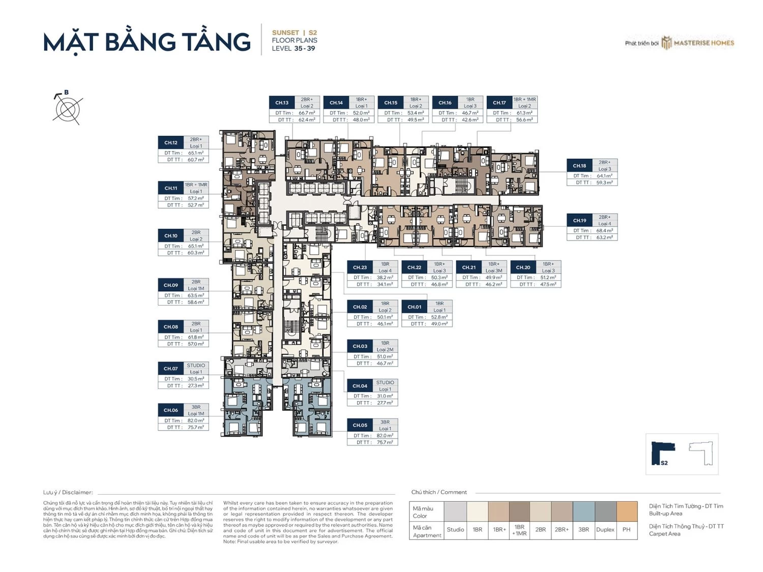 Tòa The Sunset (Tầng 35 -39)