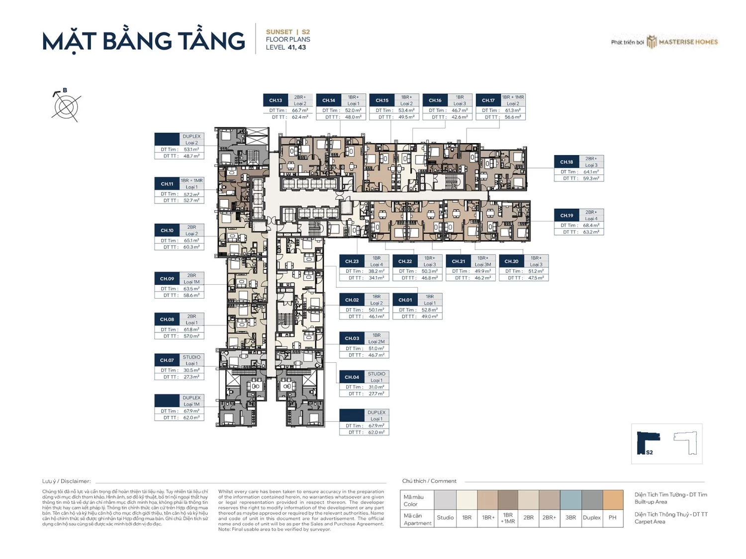 Tòa The Sunset (Tầng 41 -43)