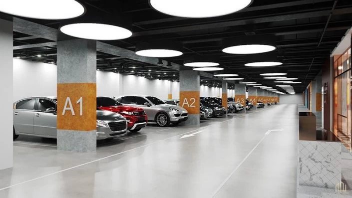 Chỗ để xe ô tô linh hoạt