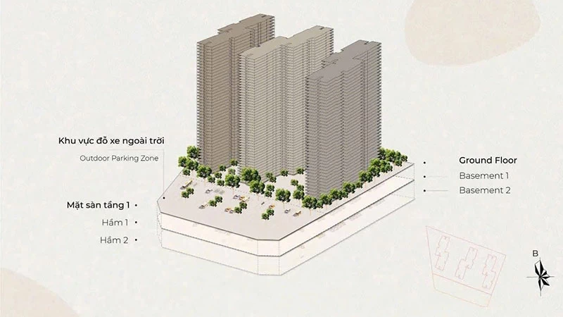 Chỗ để xe ô tô linh hoạt