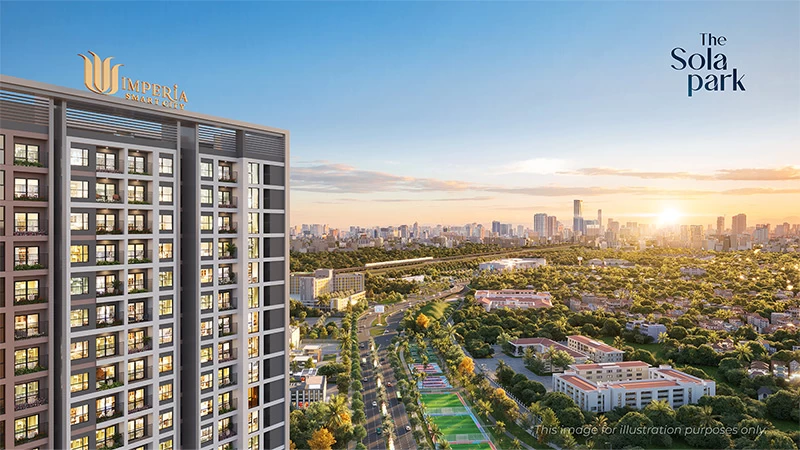 Tầm nhìn căn hộ rộng mở