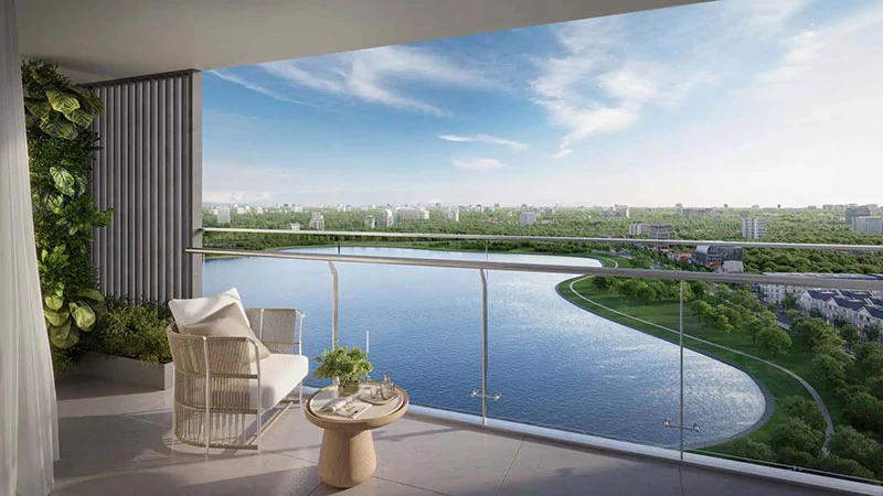 Tầm nhìn toàn cảnh hồ Gia Lâm